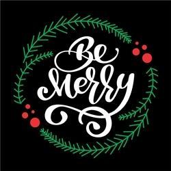 5514 - be merry - The Stencilsmith