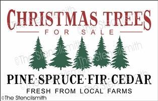 5619 - Christmas Trees For Sale - The Stencilsmith