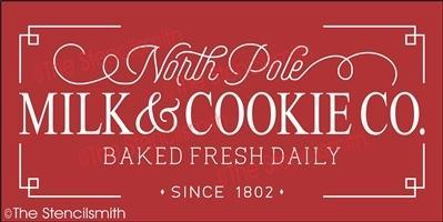5663 - North Pole Milk & Cookie Co. - The Stencilsmith