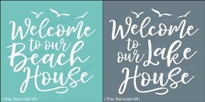 5671 - Welcome to our Beach / Lake House - The Stencilsmith