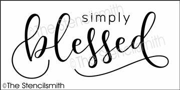5677 - simply blessed - The Stencilsmith