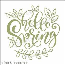 5722 - hello spring - The Stencilsmith