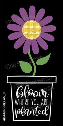 5725 - bloom where you are planted - The Stencilsmith