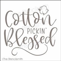 5790 - Cotton Pickin' Blessed - The Stencilsmith