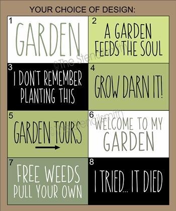 5919 - garden sayings - The Stencilsmith