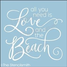 5934 - all you need is love and the beach - The Stencilsmith