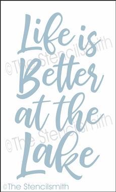 6050 - Life is better at the lake - The Stencilsmith