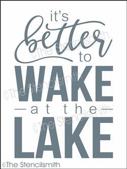 6162 - it's better to wake at the lake - The Stencilsmith
