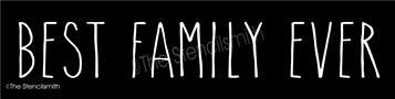 6282 - best family ever stencil