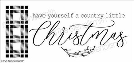 6381 - have yourself a country little christmas - The Stencilsmith