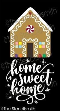 6443 - home sweet home (gingerbread house) - The Stencilsmith