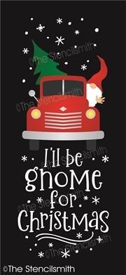 6457 - I'll be gnome for Christmas - The Stencilsmith