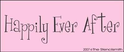 Happily Ever After Stencil