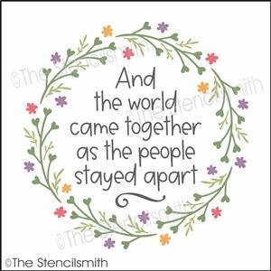 6665 - And the world came together - The Stencilsmith