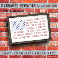 6787 - I pledge allegiance to the flag - The Stencilsmith