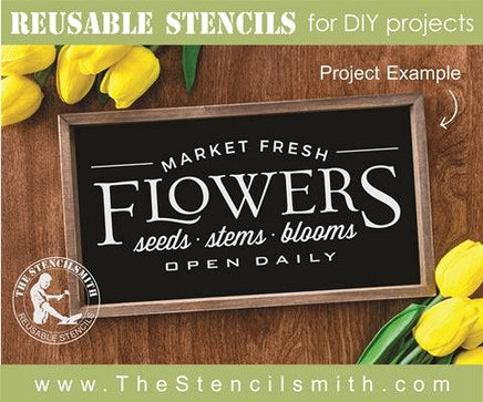 7290 - market fresh Flowers - The Stencilsmith
