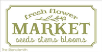 7334 - fresh flower market - The Stencilsmith