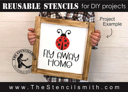 7382 - ladybug minis - The Stencilsmith