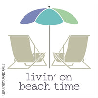 7454 - livin' on beach time - The Stencilsmith
