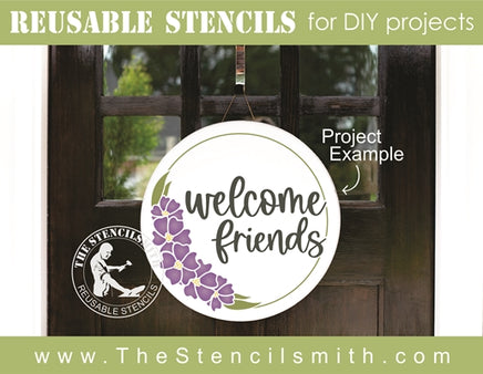 7531 - welcome friends - The Stencilsmith