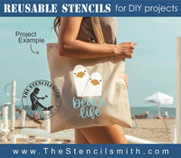 7544 - beach life - The Stencilsmith