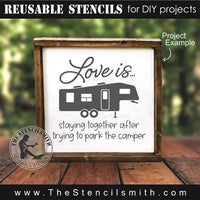 7596 - Love is staying together after - The Stencilsmith