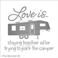 7596 - Love is staying together after - The Stencilsmith