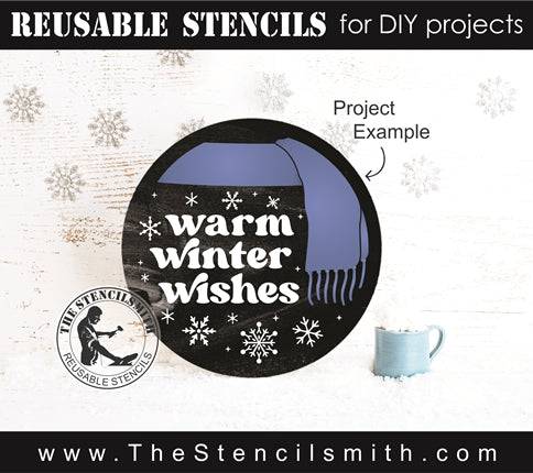 7781 - Warm Winter Wishes - The Stencilsmith