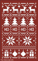 7818 - Christmas Sweater - The Stencilsmith