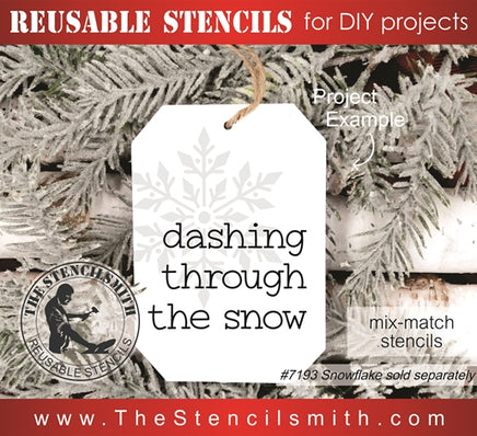 7820 - Christmas phrases - The Stencilsmith