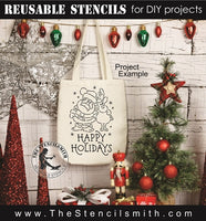 7822 - Happy Holidays - The Stencilsmith