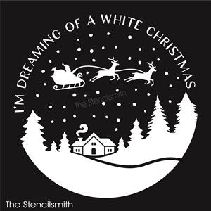 7829 - I'm dreaming of a white christmas - The Stencilsmith