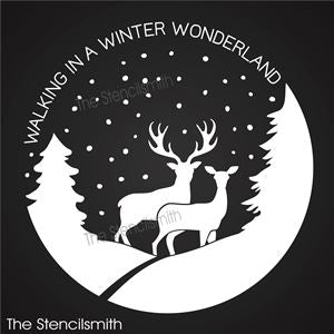 7832 - Walking in a winter wonderland - The Stencilsmith