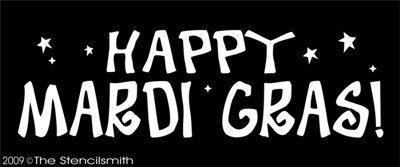 783 - Happy Marti Gras! - The Stencilsmith
