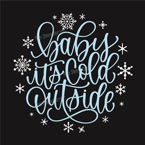 7860 - Baby it's cold outside - The Stencilsmith