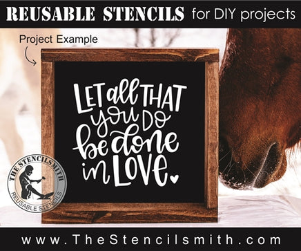 7918 - let all that you do be done - The Stencilsmith
