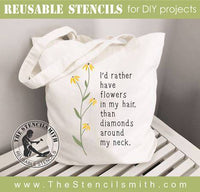 8131 - I'd rather have flowers - The Stencilsmith