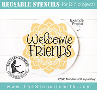 8199 - welcome friends - The Stencilsmith