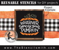 8318 - whatever spices your pumpkin - The Stencilsmith