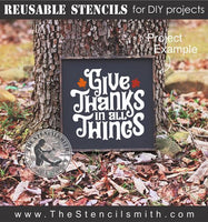 8348 - give thanks in all things - The Stencilsmith