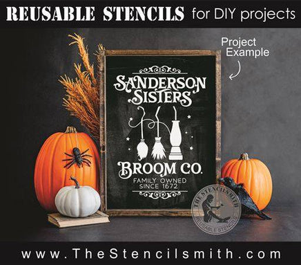 8363 - Sanderson Sisters Broom Co - The Stencilsmith