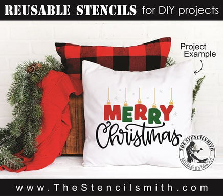 8466 - merry christmas - The Stencilsmith