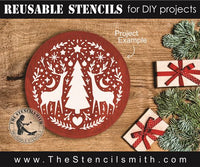 8560 - Christmas deer - The Stencilsmith