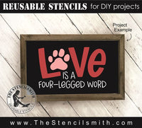 8656 - LOVE is a four-legged word - The Stencilsmith