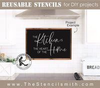 8728 - the kitchen is the heart - The Stencilsmith