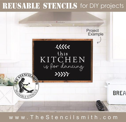 8730 - this kitchen is for dancing - The Stencilsmith