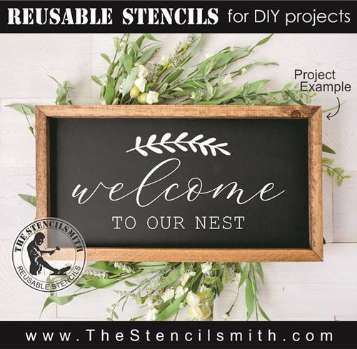 8783 - welcome to our nest - The Stencilsmith