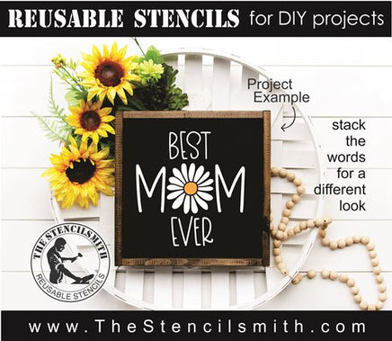 8815 - best mom ever - The Stencilsmith