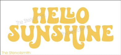 8845 - hello sunshine stencil - The Stencilsmith