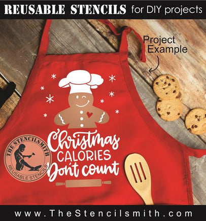 8462 - Christmas calories don't count - The Stencilsmith